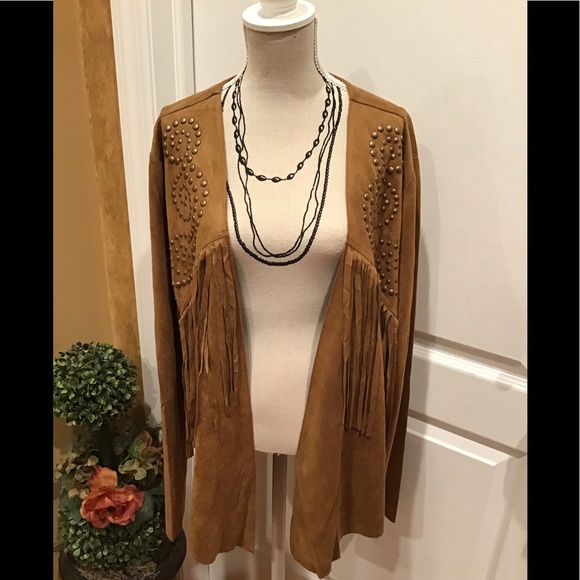 VOCAL Fringe Jacket W/ Studs - Picture 2 of 8